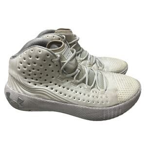 Under Armour Shoes Men’s Size 12 HOVR Havoc 2 White Mid Top Basketball Sneakers
